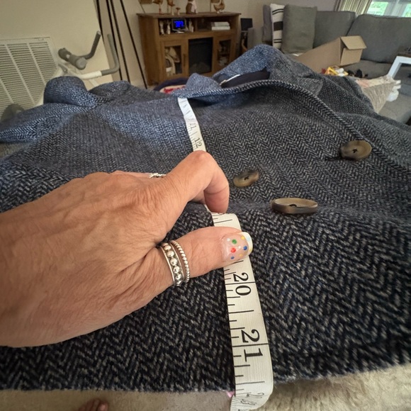 Free People Gray Double-Breasted Blazer - Picture 7 of 10